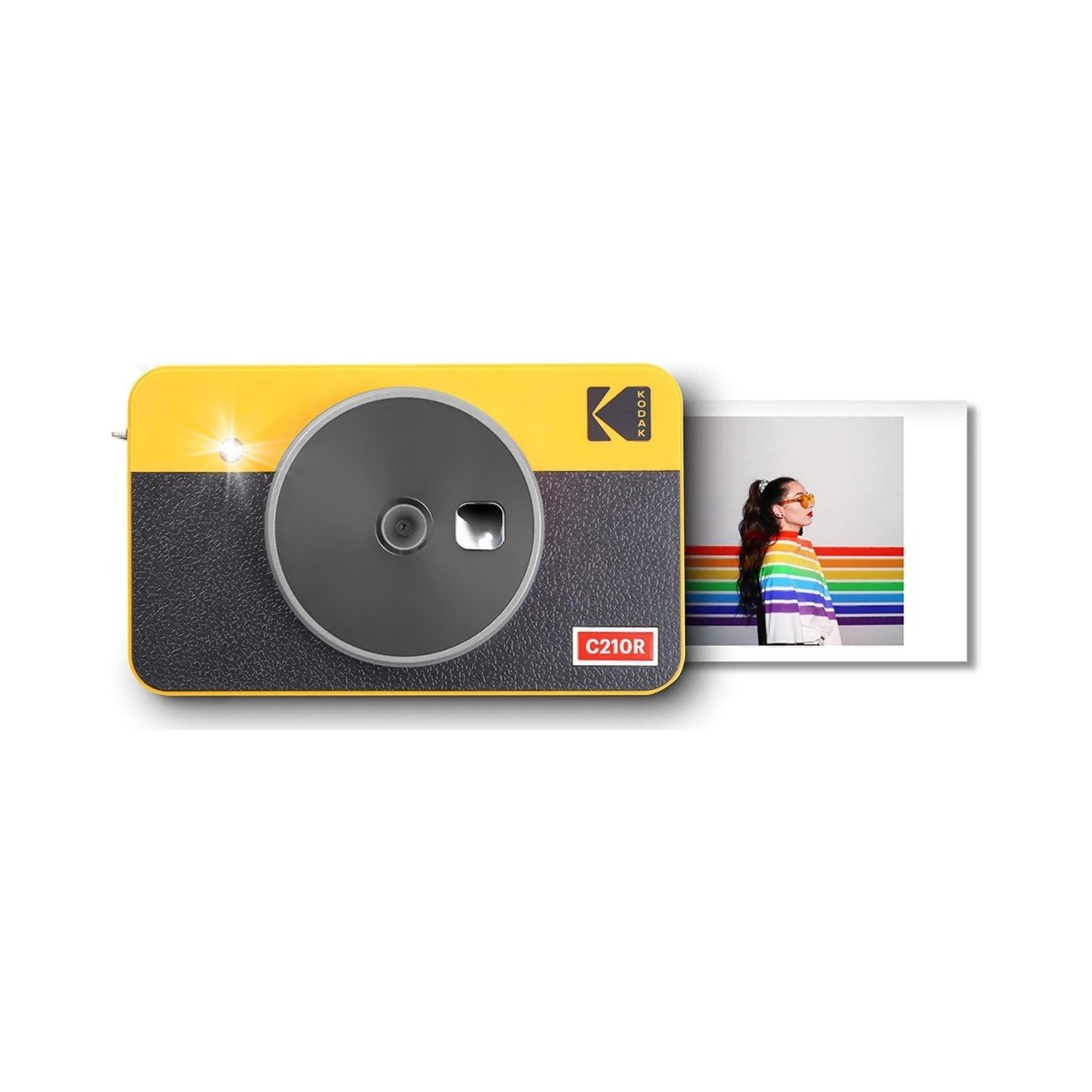 Kodak Mini Shot Combo 2 RETRO/C210 - Anında Baskı Dijital Fotoğraf Makinesi - Sarı
