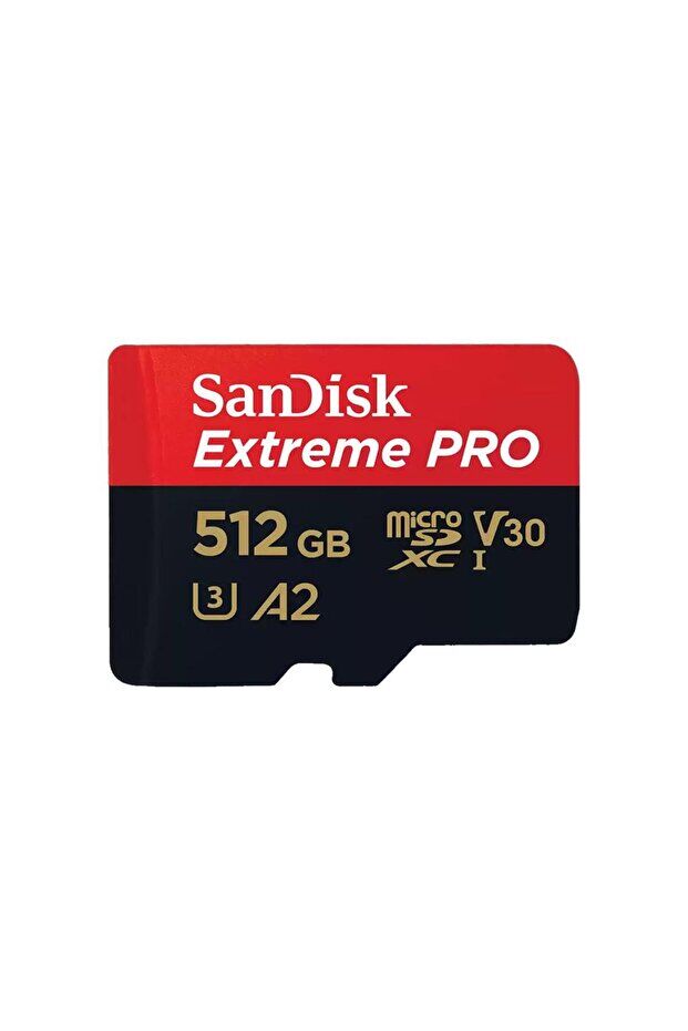 Sandisk Extreme Pro 512gb 200/140mb/s Microsdxc Uhs-ı A2 V30 Hafıza Kartı Sdsqxcd-512g-gn6ma