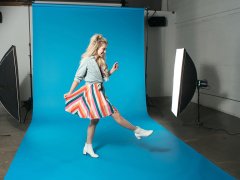 Superior Blue Lake 2.72 x 11 Metre Fon Kağıdı (P111461)