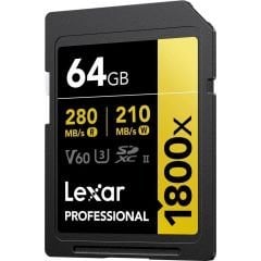 Lexar Professional 64GB 280mb/s SDXC Hafıza Kartı