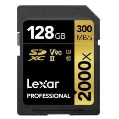 Lexar Professional 128GB 300mb/s SDXC Hafıza Kartı