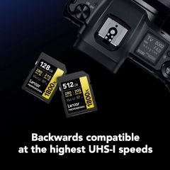 Lexar Professional 256GB 1800X 280 MB/s 4K V60 SDXC Hafıza Kartı