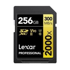Lexar Professional 256GB 2000X 300 MB/s 8K V90 SDXC Hafıza Kartı