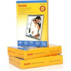 Kodak 270gr 10X15 100lük. Ultra Premium Parlak Inkjet Fotoğraf Kağıdı 3lü