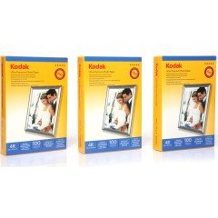 Kodak 270gr 10X15 100lük. Ultra Premium Parlak Inkjet Fotoğraf Kağıdı 3lü