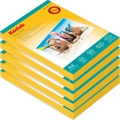 Kodak 180 Gr/m2 20X30-A4 Parlak Fotoğraf Kağıdı 50'li 5 Paket - 250 Adet