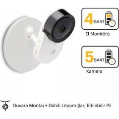 Kodak Cherish C220 Akıllı Video Bebek Monitörü-2.8 Inç LCD Ekran Ebeveyn Ünitesi
