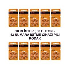 Kodak 13 Numara 10 Paket Kodak Işitme Cihazı Pili