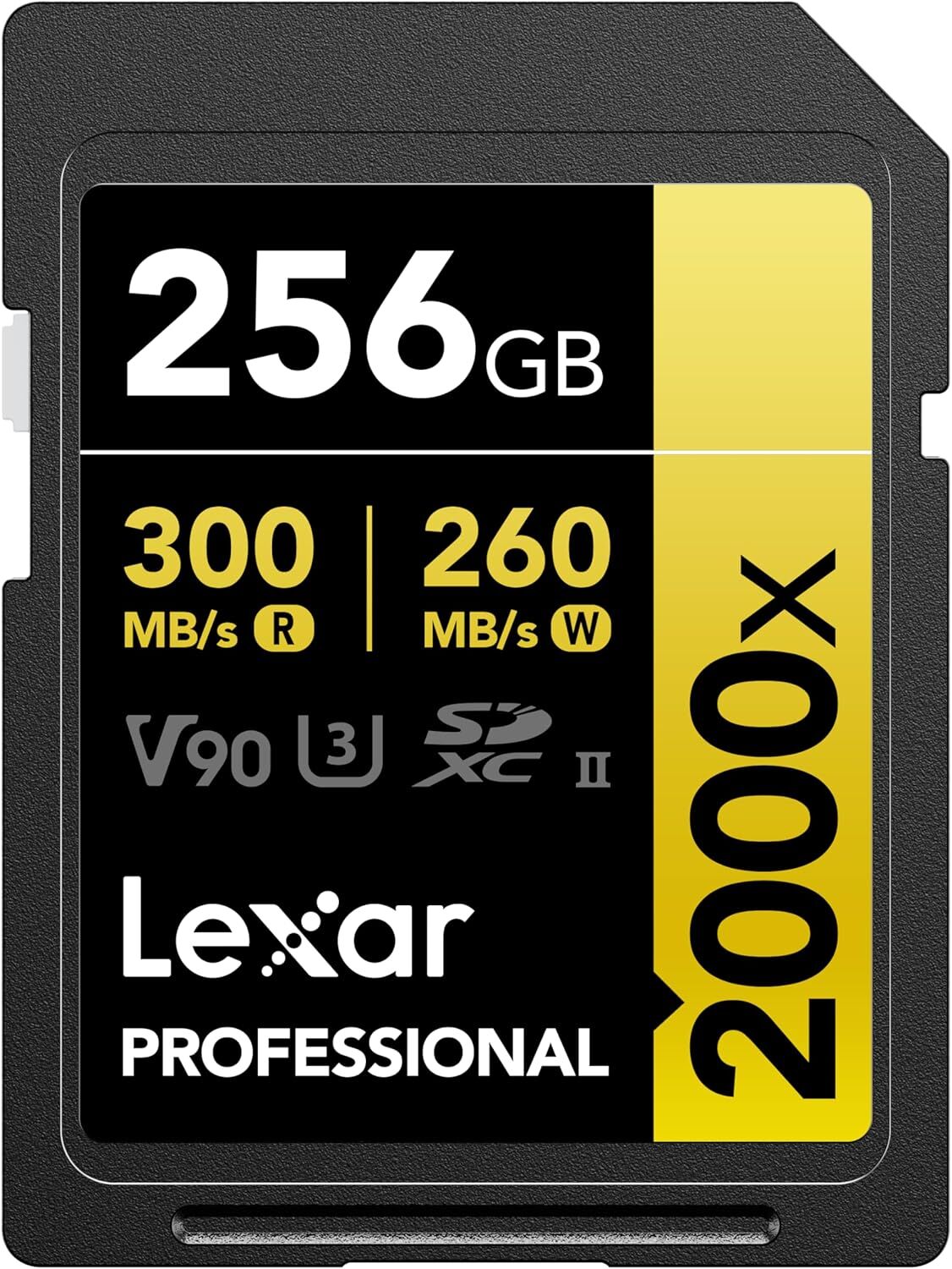 Lexar 256GB Profesyonel 2000x SDXC Hafıza Kartı