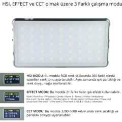 Sanger PRO-S21 Rgb LED Video Efekt Işığı