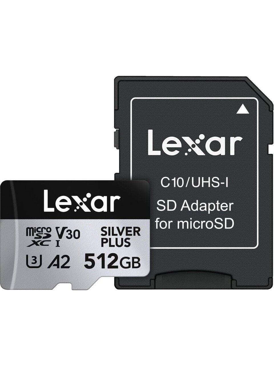 Lexar 512GB Silver Plus 205MB 4K V30 Uhsı Micro Sd Hafıza Kartı