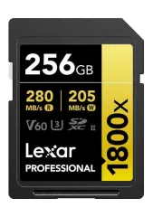 Lexar 256GB Professional 1800X Uhs-Iı V60 Sdxc Hafıza Kartı