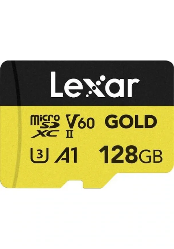 Lexar Professional Gold V60 280 MB 128 GB UHS-II Micro SD Hafıza Kartı