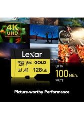 Lexar Professional Gold V60 280 MB 128 GB UHS-II Micro SD Hafıza Kartı