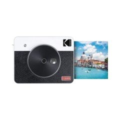 Kodak Mini Shot Combo 3 RETRO/C300R - Anında Baskı Dijital Fotoğraf Makinesi - Beyaz