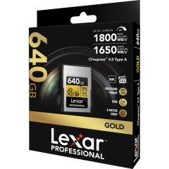 Lexar 640B Professional GOLD CFexpress 4.0 Type A Hafıza Kartı