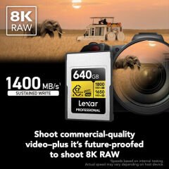 Lexar 640B Professional GOLD CFexpress 4.0 Type A Hafıza Kartı