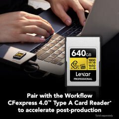 Lexar 640B Professional GOLD CFexpress 4.0 Type A Hafıza Kartı