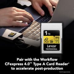 Lexar 1TB Professional GOLD CFexpress 4.0 Type A Hafıza Kartı
