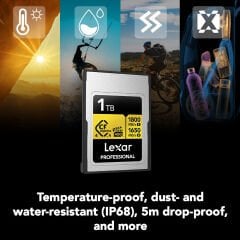 Lexar 1TB Professional GOLD CFexpress 4.0 Type A Hafıza Kartı