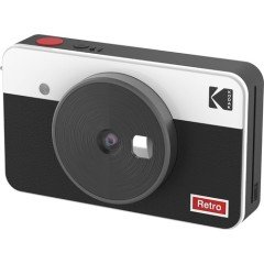 Kodak Mini Shot Combo 2 RETRO/C210 - Anında Baskı Dijital Fotoğraf Makinesi - Beyaz
