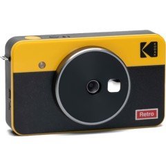 Kodak Mini Shot Combo 2 RETRO/C210 - Anında Baskı Dijital Fotoğraf Makinesi - Sarı