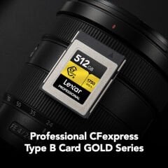 Lexar Pro CFexpress 512GB Type B Gold Hafıza Kartı