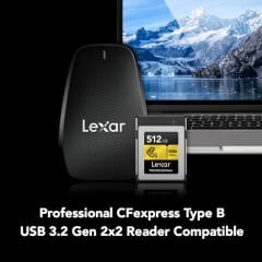 Lexar Pro CFexpress 512GB Type B Gold Hafıza Kartı