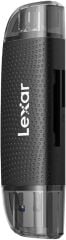 Lexar-Lexar RW310 kart okuyucu, 2'si 1 arada USB C USB 3.1 OTG hafıza kartı okuyucu SD/Micro SD/SDHC/SDXC kart okuyucu adaptörü, 170 MB/s'ye kadar hız