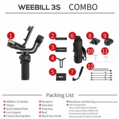 ZHIYUN Weebill 3S Handheld Gimbal Stabilizer Combo