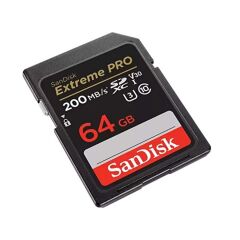 SanDisk 64GB Extreme Pro 200Mbs SDXC V30 UHS-I U3 Hafıza Kartı SDSDXXU-064G-GN4IN