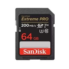 SanDisk 64GB Extreme Pro 200Mbs SDXC V30 UHS-I U3 Hafıza Kartı SDSDXXU-064G-GN4IN