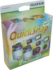 Fujifilm Quicksnap 2x27 - Flaşlı Kullan At -Çek At Fotoğraf Makinası (2Lİ)