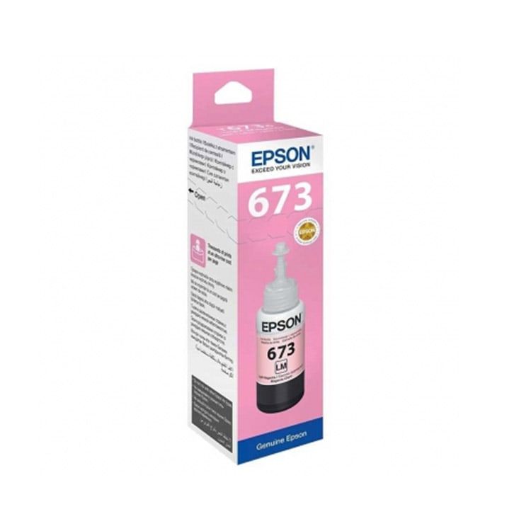 Epson T673 Orjinal Mürekkep  ( AÇIK KIRMIZI - LIGHT MAGENTA )