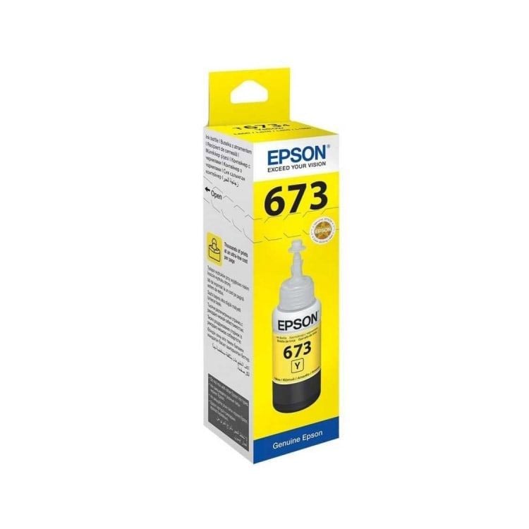 Epson T673 Orjinal Mürekkep ( SARI - YELLOW )