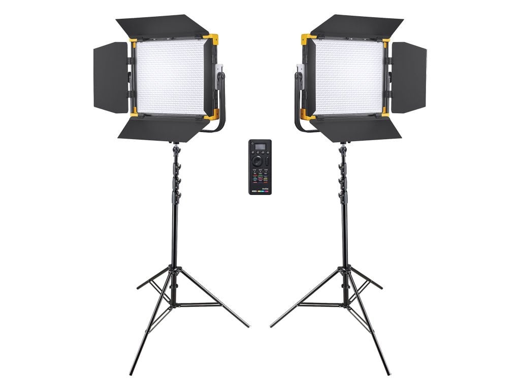 Godox LD150RS 2'li RGB LED Panel Işık Kiti