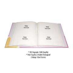 10x15cm 200lük Bebek Fotoğraf Albümü / ACR-PP46200