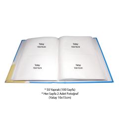 10x15cm 200’Lük Bebek Fotoğraf Albümü / ACR-46200-3
