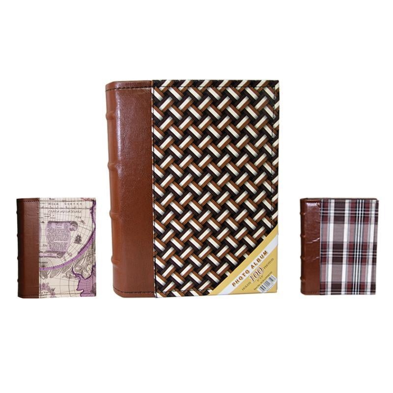 15x21cm 100’Lük Deri Fotoğraf Albümü / ACR-LPP68100