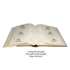 10x15cm 300’Lük Deri Fotoğraf Albümü / ACR-L01300