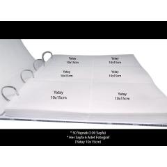 10x15cm 600 Lük Klasör Tipi Fotoğraf Albümü / ACR-46600