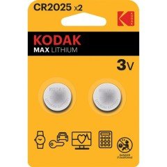 Kodak 2 Adet CR2025 Ultra Lityum Para Pil