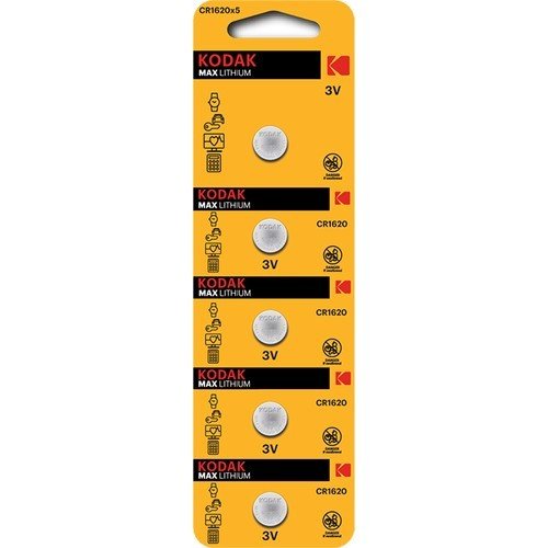 Kodak CR1620 Lityum Para Pil - 5'li Paket
