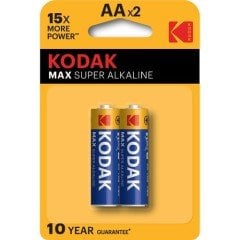 Kodak Max Alkalin Kalem Pil 2 Adet