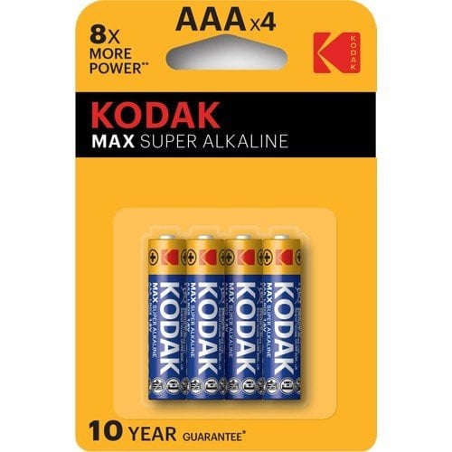 Kodak Max 4 Adet Alkalin ince Pil