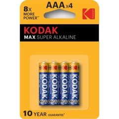 Kodak Max 4 Adet Alkalin ince Pil