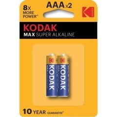 Kodak Max Alkalin ince Pil 2 Adet