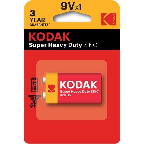 Kodak Blisterli Çinko Karbon 9 Volt Pil
