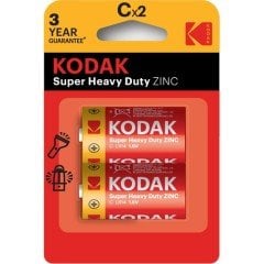Kodak Blisterli Çinko Karbon Orta Pil - 2'li Paket