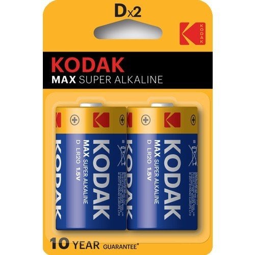 Kodak Max 2 Adet Alkalin Büyük Pil